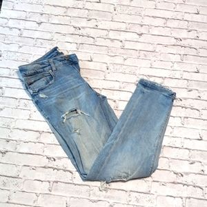 Garage Distressed Girlfriend Loose Stretch